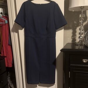 Ann Taylor Navy Blue Dress